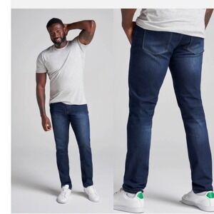 American Tall Carman Tapered Fit Jeans Charged Blue 34x36 AM-PJ-10674 Mens NEW